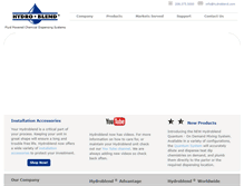 Tablet Screenshot of hydroblend.com